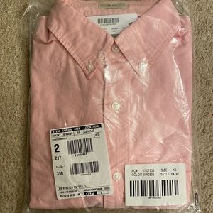 J crew, slim untucked shirt